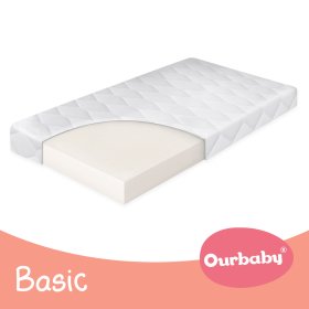 Foam mattress BASIC - 160x80 cm, Ourbaby®