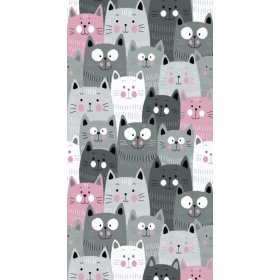 Children's carpet Cats - pink, VOPI