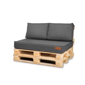 Set of cushions for pallet furniture - Dark grey