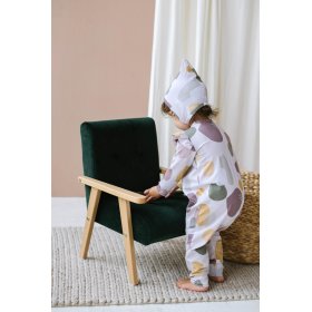 Retro children's armchair Velvet - dark green, Modelina Home