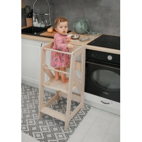 Montessori Learning Tower of Polo - Natural, LilaBaby