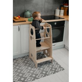 Montessori learning tower Lena - natural, LilaBaby
