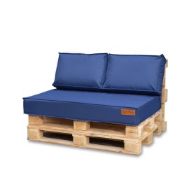Set of cushions for pallet furniture - Dark blue