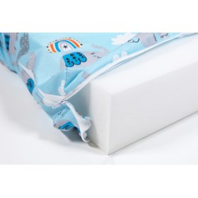 Mattress with a pattern - blue elephant, Ourbaby®