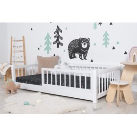 Children's low bed Montessori Ourbaby - white, Ourbaby®