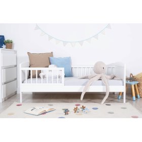 Children's bed Junior white 160x70 cm, Ourbaby®