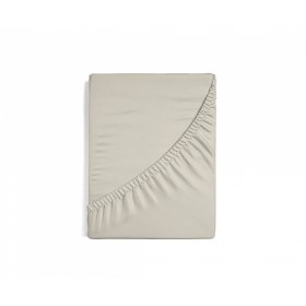 Sheet made of cotton microplush - natural