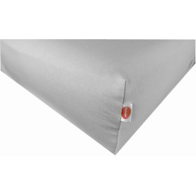 Waterproof cotton sheet - gray 120x60 cm
