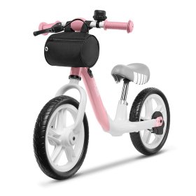 Children's odrazedlo LIONELO Aria with small brake - pink-gray