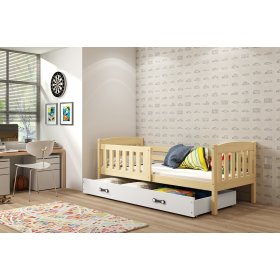 Children's bed Exclusive natural graphite detail, BMS