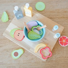 Wooden food - cutting - Vegetable salad, Ourbaby®