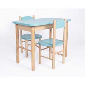 OURBABY baby blue table and chair set